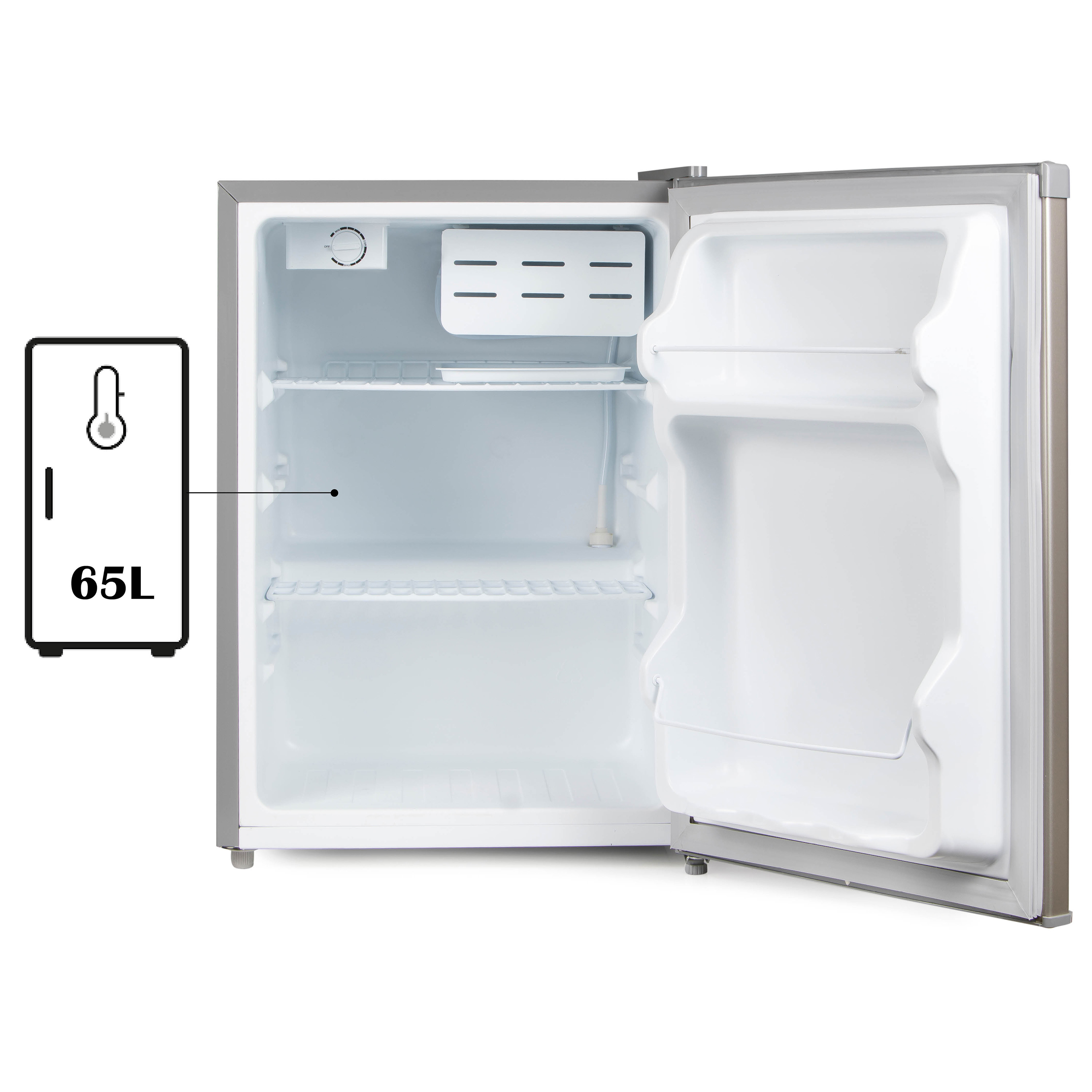 Primo PR154FR 66 liter koelkast - Silver