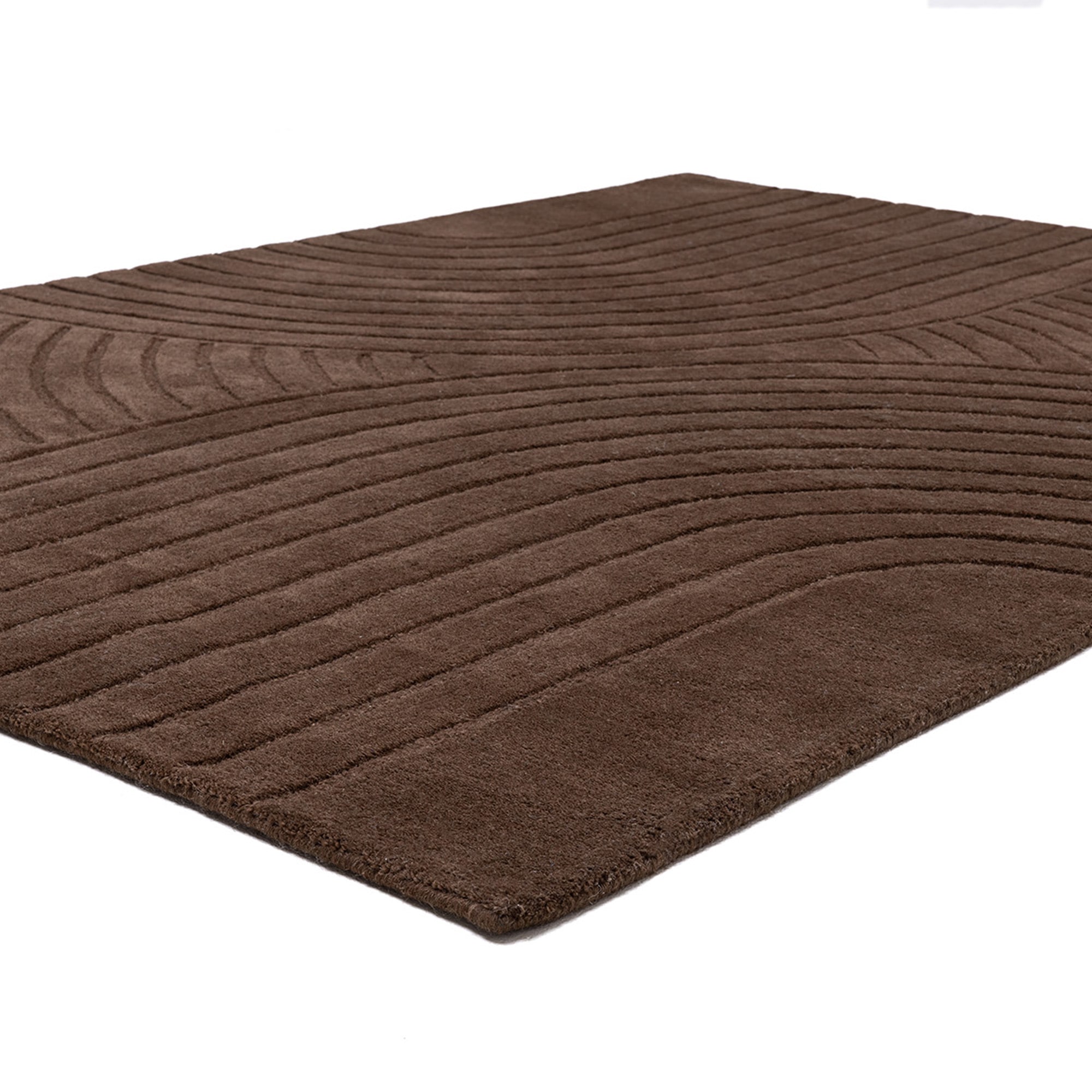 my home Wollteppich »Gabbo Design, Handgefertigt, Teppich,  reine Wolle,« rechteckig 14 mm Höhe Hoch-Tief-Effekt, reine Wolle, Scandi-Look, Naturfaser, Handarbeit