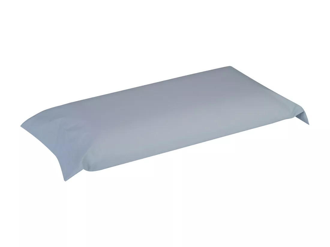 Taie d'oreiller 100 % coton 140 fils respirante Perle