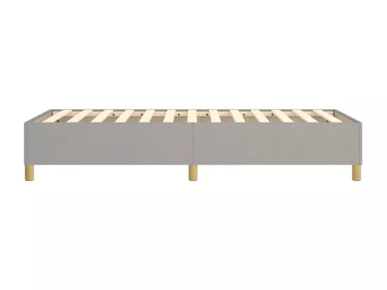 Sommier à lattes de lit Gris clair 100x200 cm Tissu
