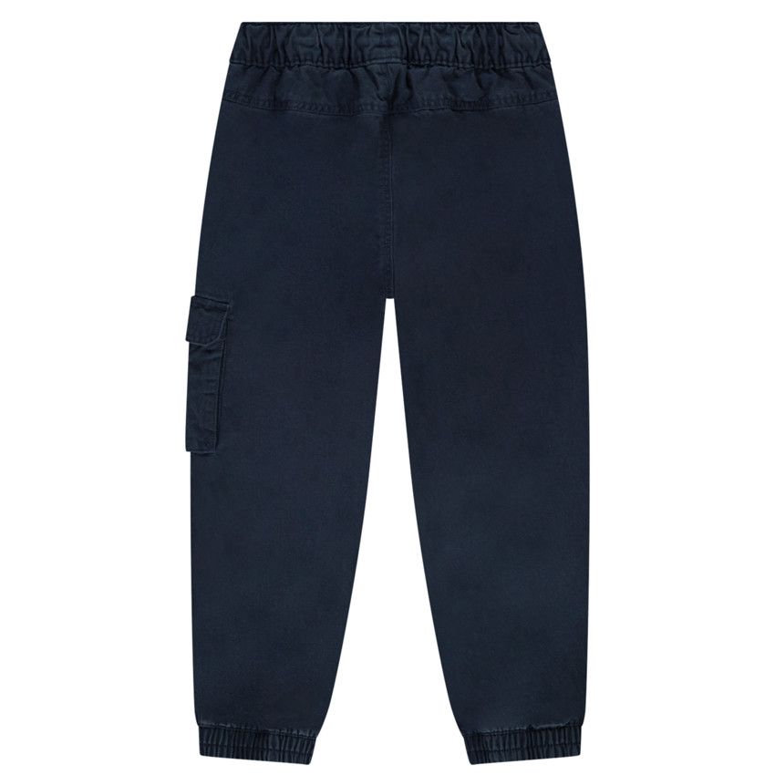 Pantalon style cargo en lyocell pour garçon - Bleu marine