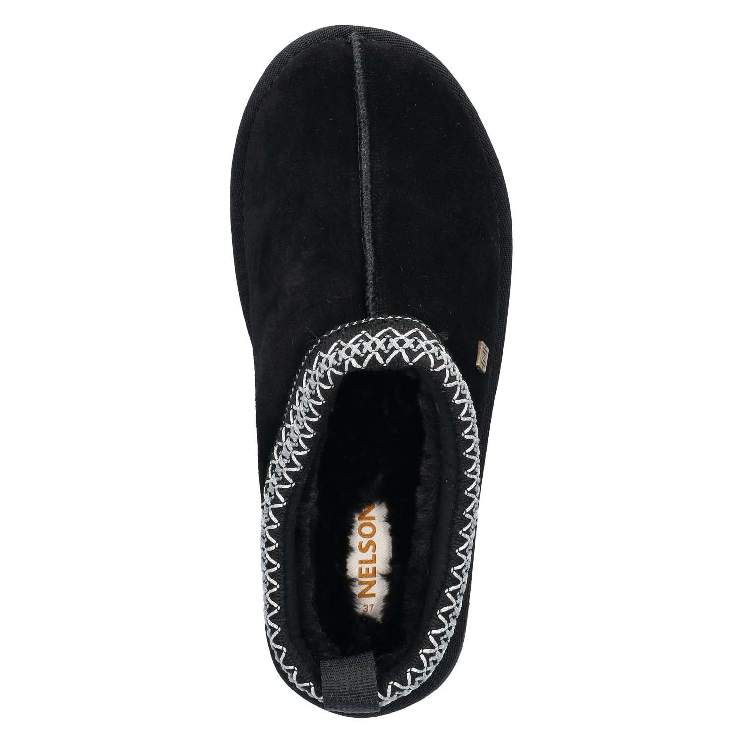 dames pantoffel Nelson Zwart