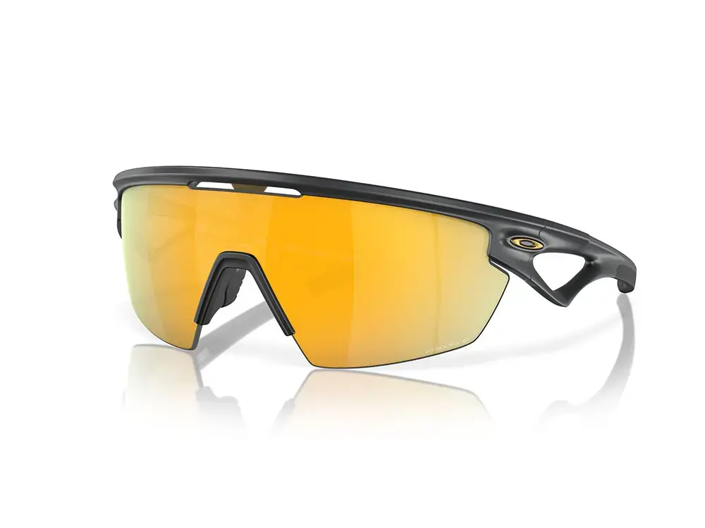 Oakley Sphaera Sport Zonnebril Prizm 24K Polarized Lens Mat Carbon Zwart
