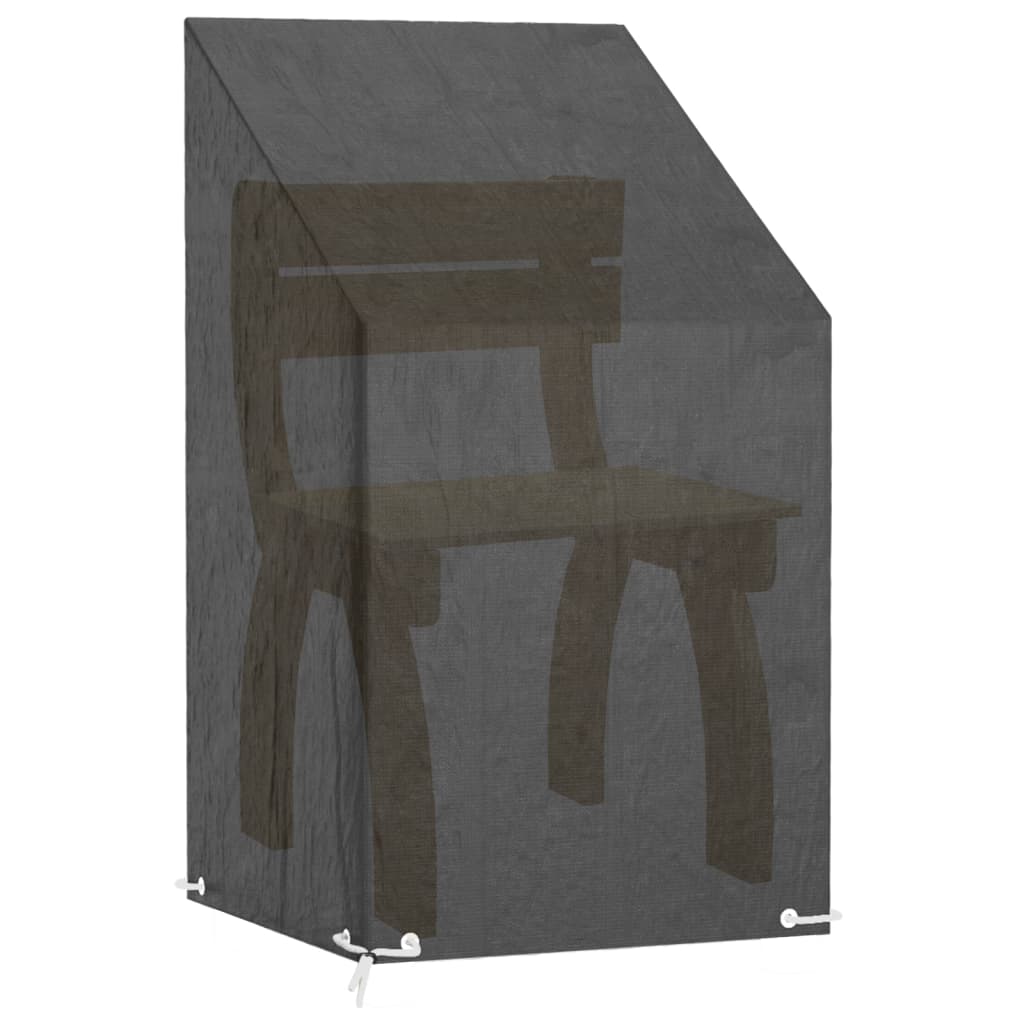 Housse de chaise de jardin 8 œillets 65x65x80/120 cm pe