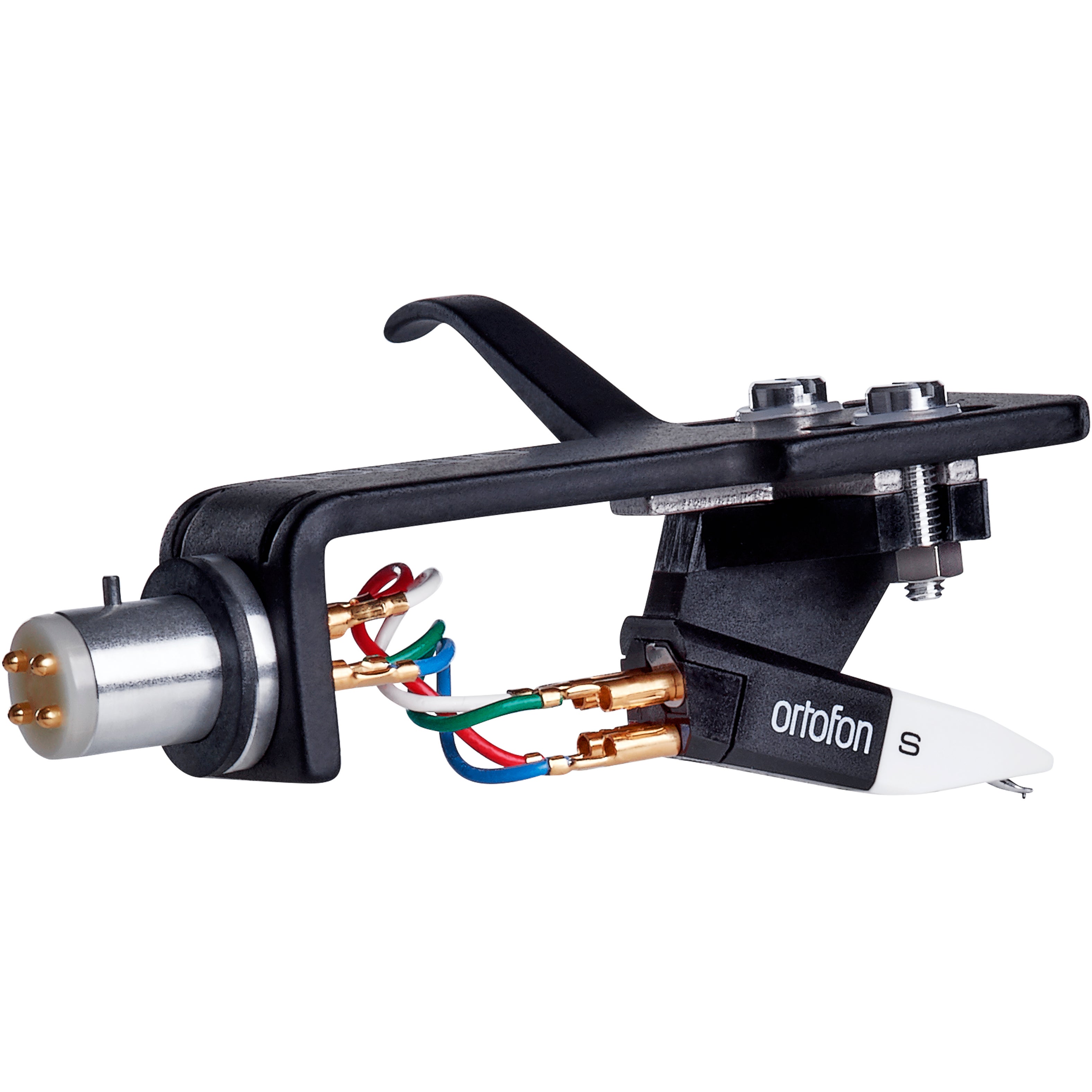 Ortofon OM Q.Bert gemonteerd op SH-4 Headshell zwart