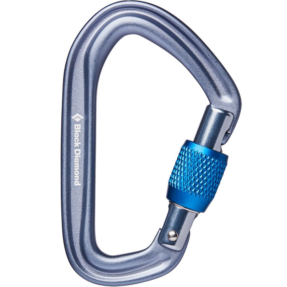 Black Diamond HotForge Screwgate Karabiner gray