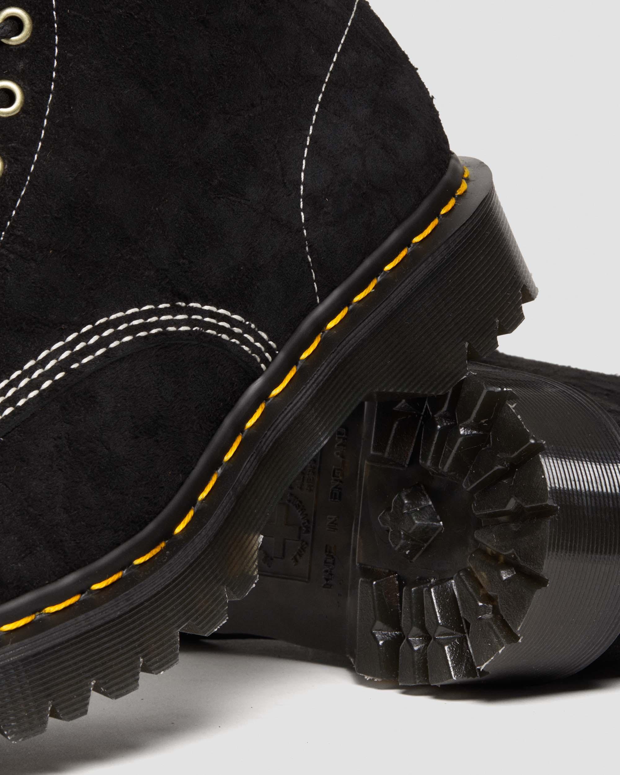 1460 Pascal Made in England Emboss Suede Lace Up Boots