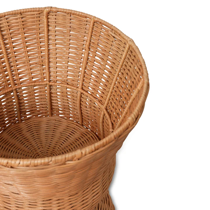Ferm Living - Agnes Blumenständer geflochten, H 90 cm, natur