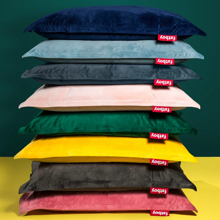 Fatboy - Sitzsack Original Slim Velvet recycled, rhubarb