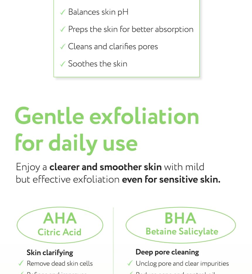 face republic - AHA/BHA Toner