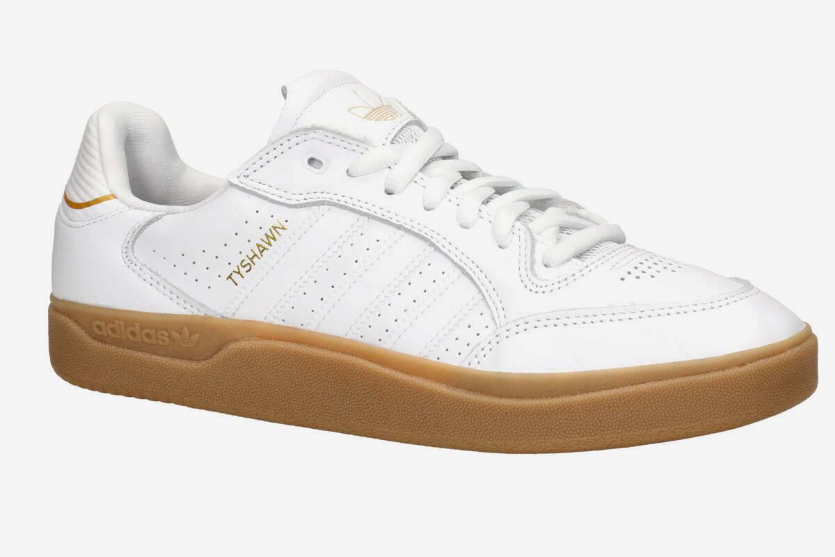 adidas Skateboarding Tyshawn Low Schuh (white white gum)