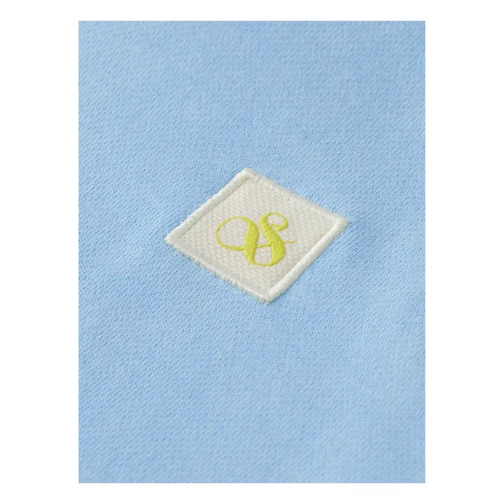 Scotch & Soda Sweat Capuche Logo | Bleu ciel