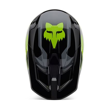 Casque cross Fox V1 LEAN ENFANT - Gris / Jaune