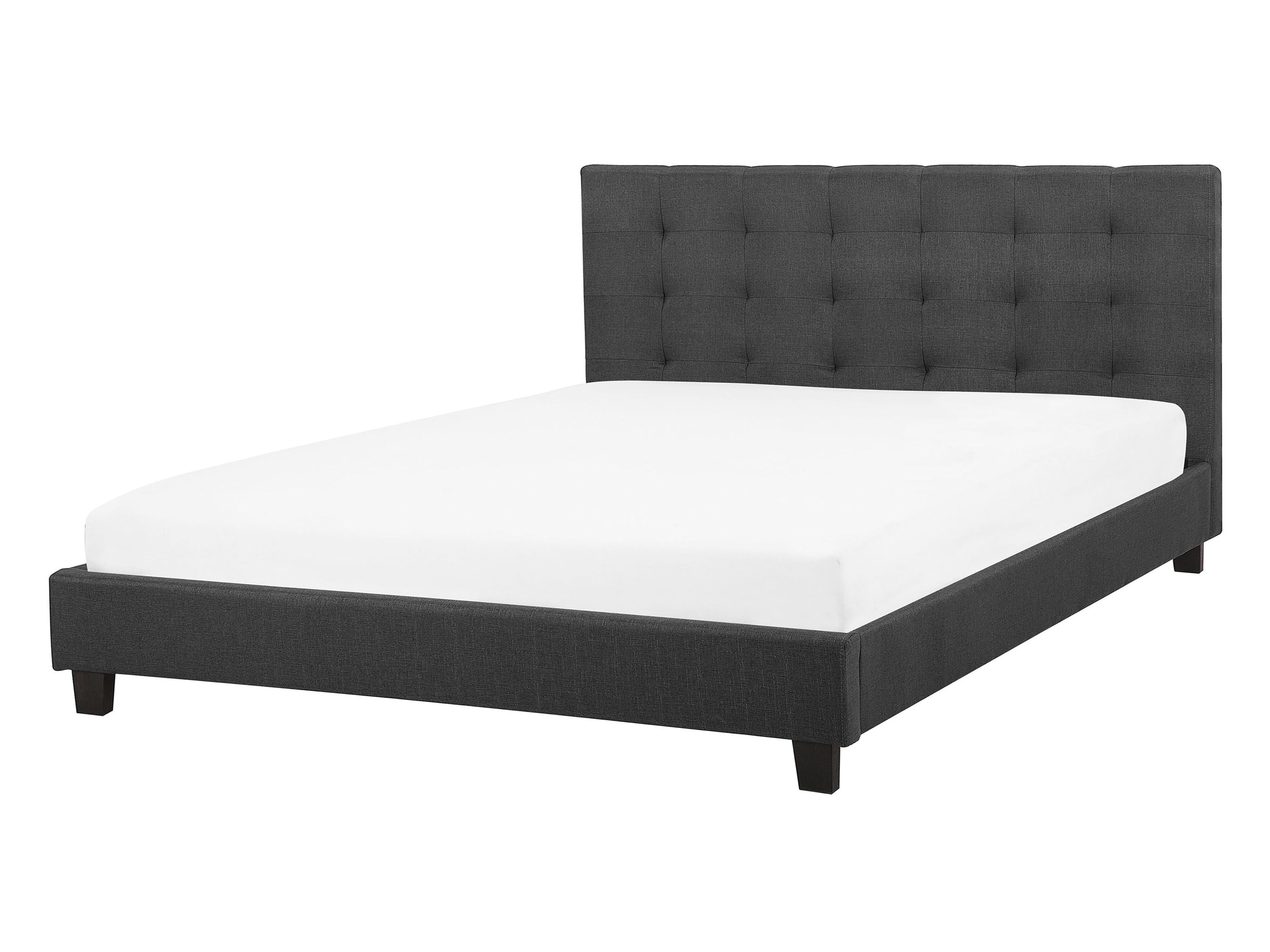Waterbed Stof LA ROCHELLE 140 x 200 cm Donkergrijs