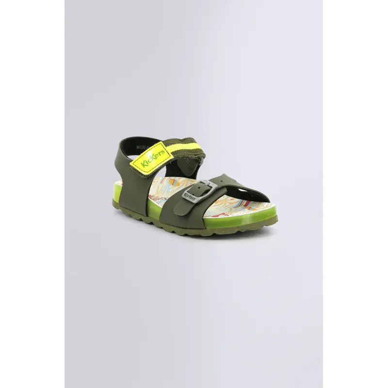 SOSTREET KAKI JAUNE SURF SANDALES Synthétique Garçon