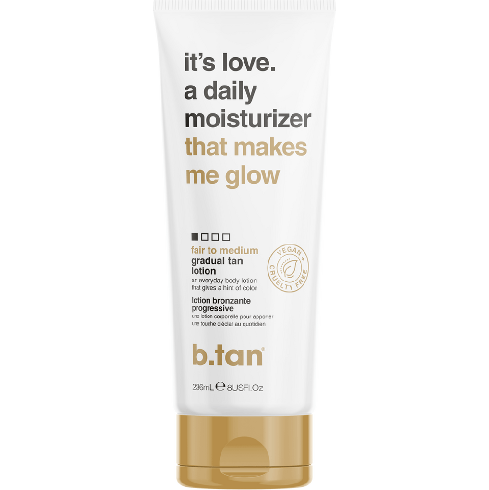 b.tan - It's Love A Daily Moisturizer Gradual Tan Lotion 236 ml - Selvbruner