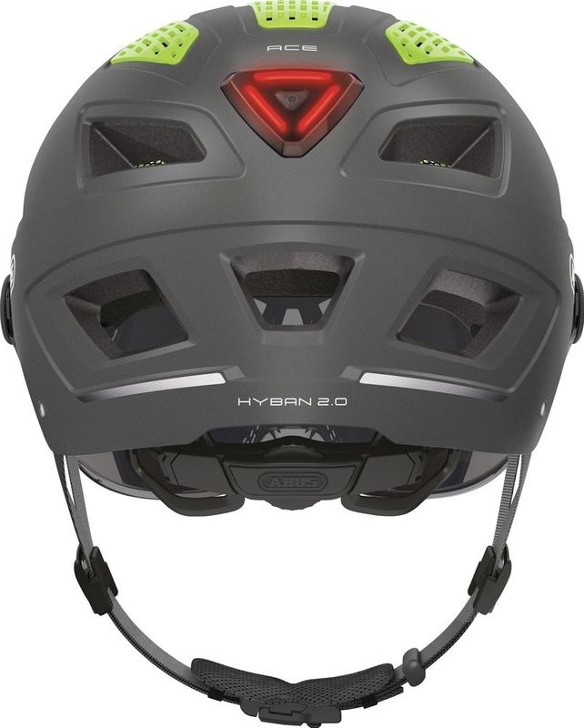 Abus - Hyban 2.0 ACE - Fietshelm - Titan - Veiligheidshelm