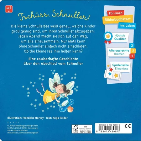 Ravensburger Pappbilderbuch - Hallo, kleine Schnullerfee!