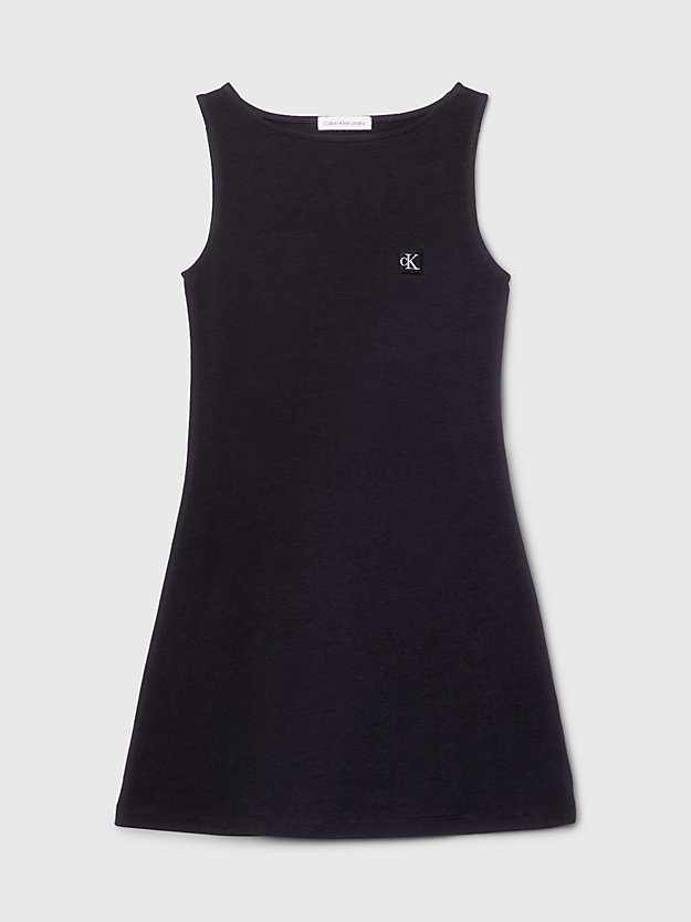 vestido de alças em algodão elástico