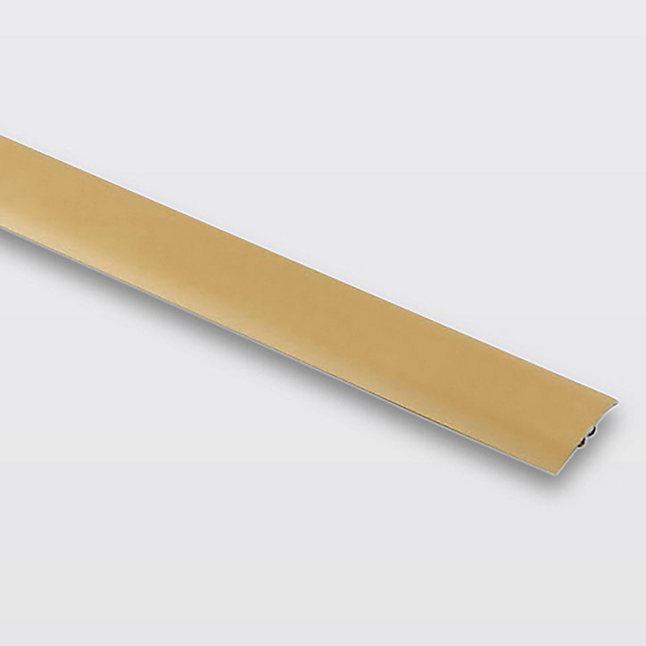 Barre de seuil en aluminium décor doré mat GoodHome 37 x 1 800 mm