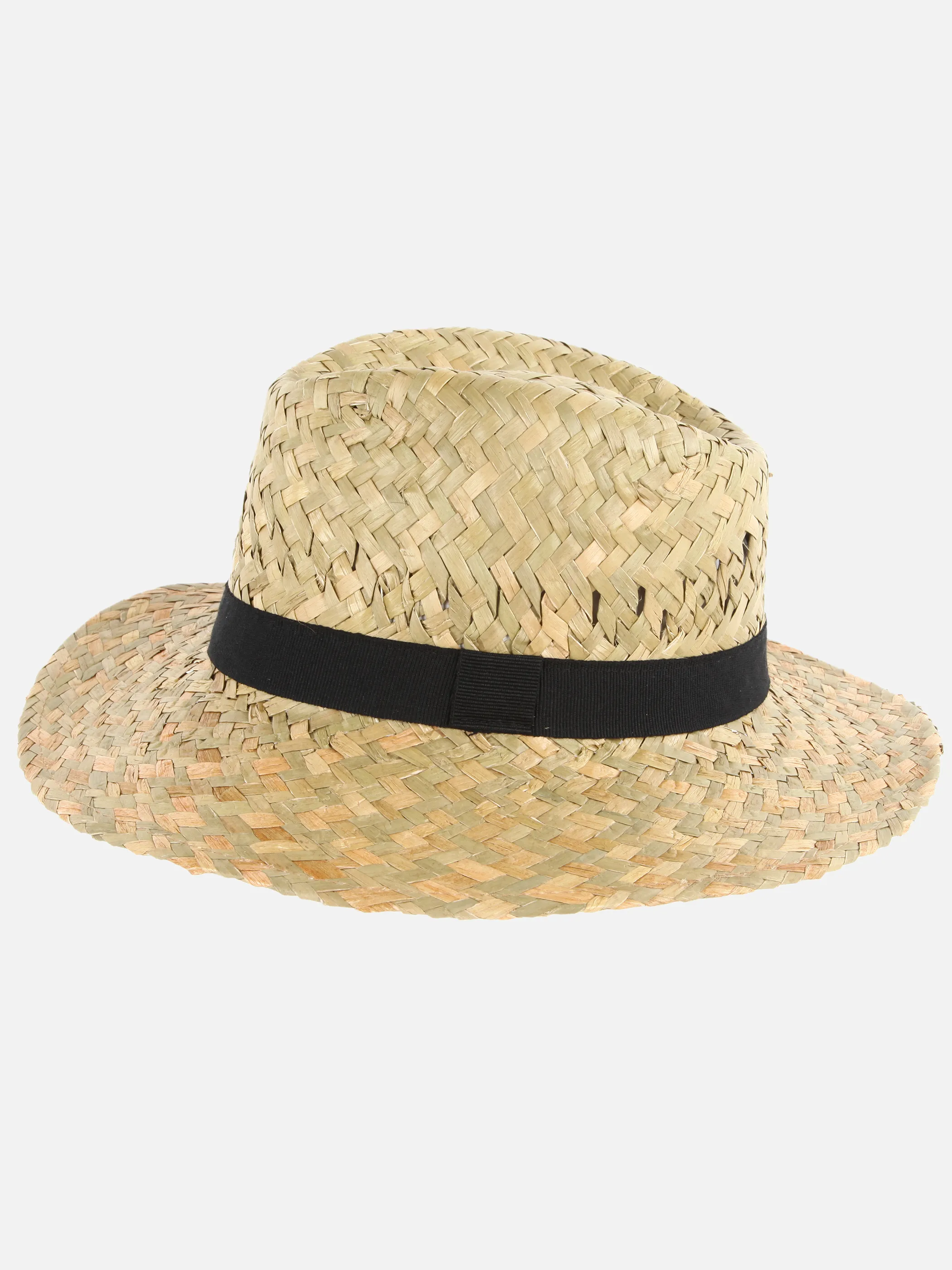 Herren Strohhut mit Ripsband