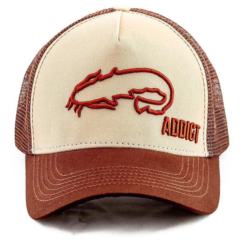 Casquette Homme Fishxplorer Addict Silure - Marron
