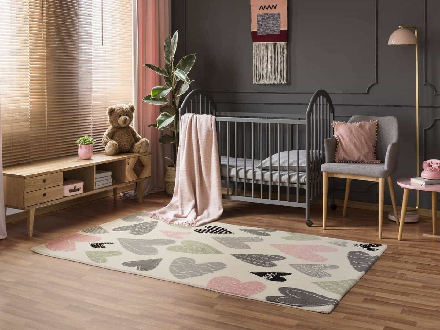 Flachwebteppich KIDDY LOVE, ca. 80x150cm