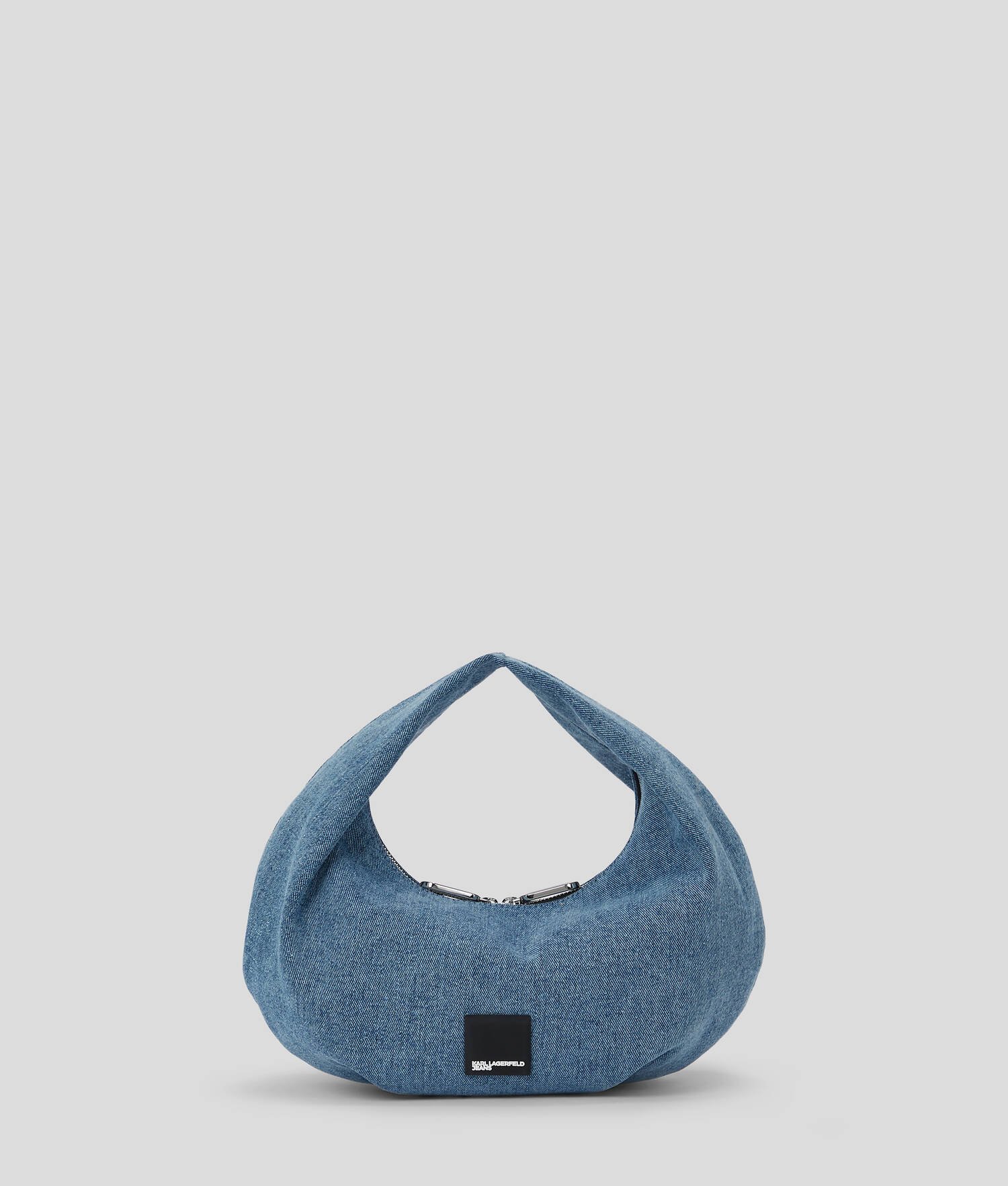 SAC BESACE EN DENIM AVEC LOGO KLJ ENCADRÉ