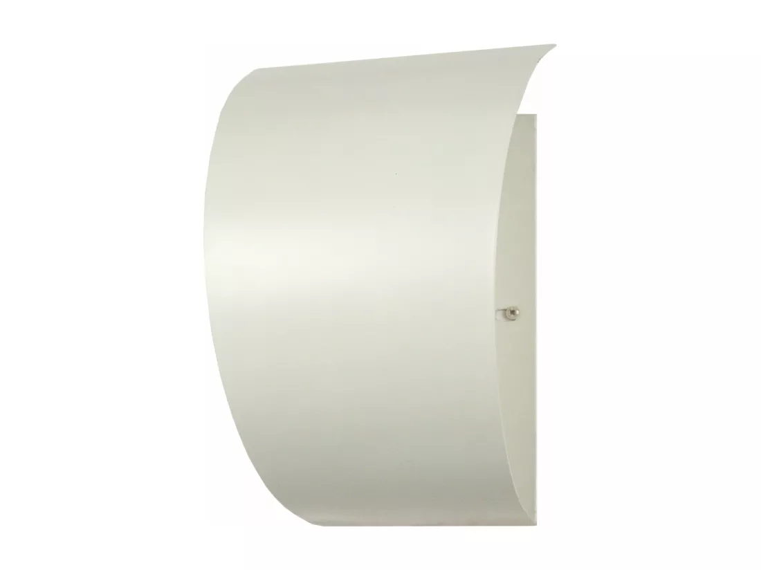 Applique tôle métal ivoire 11 cm.