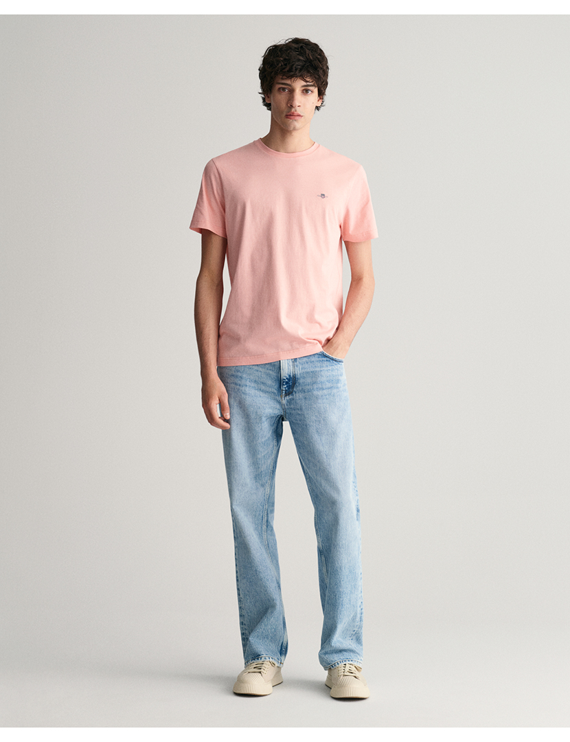 Pastel Pink Regular Fit T-Shirt