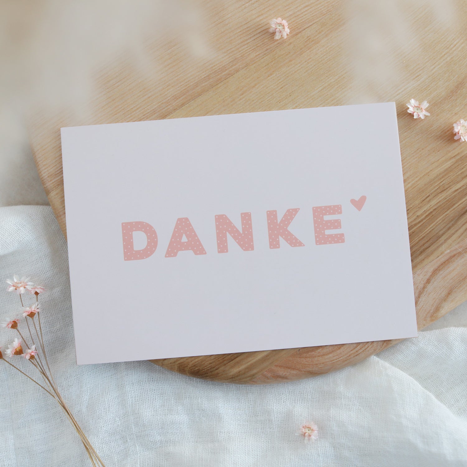 Postkarte „Danke