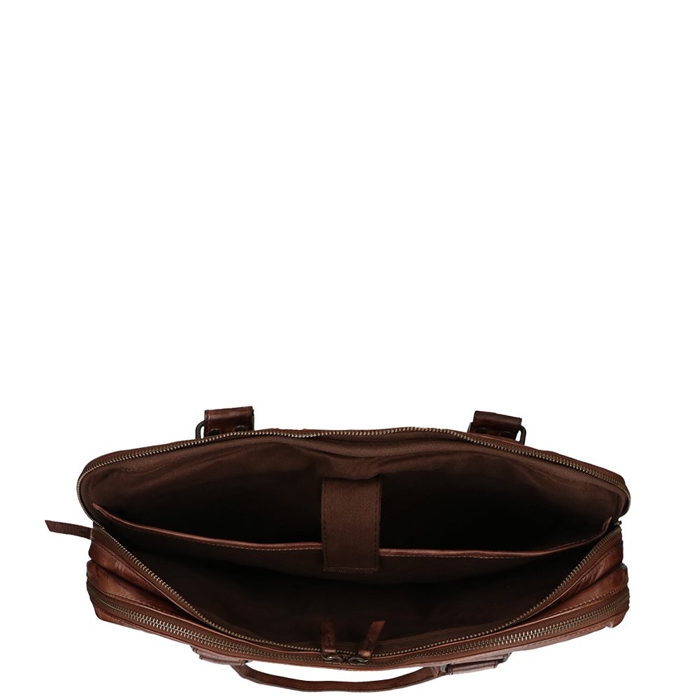 Bear Design Cow Lavato Laptoptas bruin