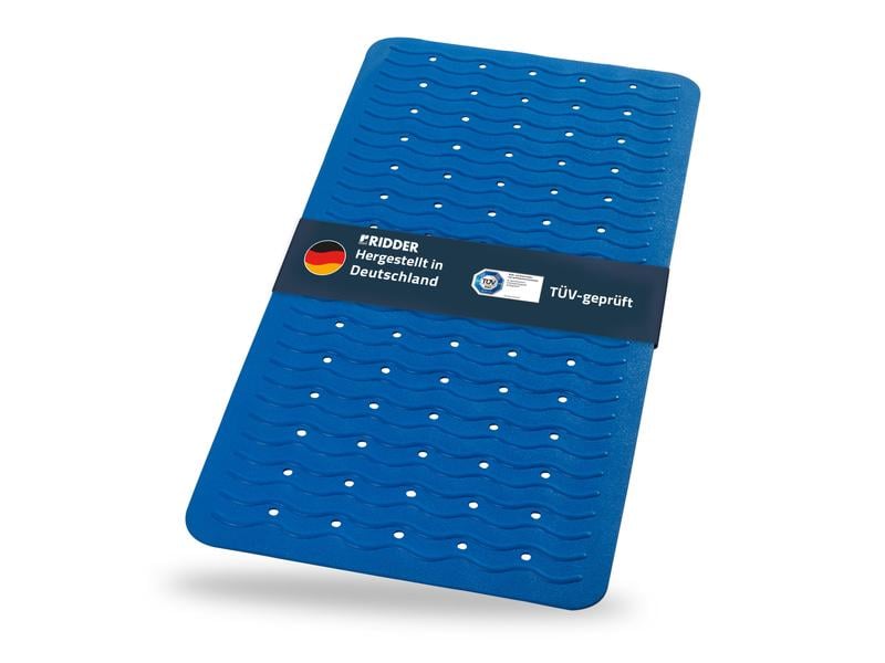Ridder Badewanneneinlage Playa 38 x 80 cm, Blau Dusch- und Wanneneinlage