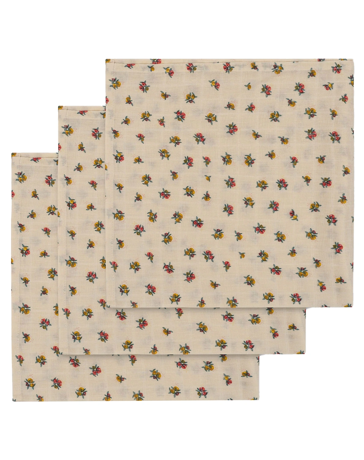 Mulltuch PEONIA (65x65) 3er Set