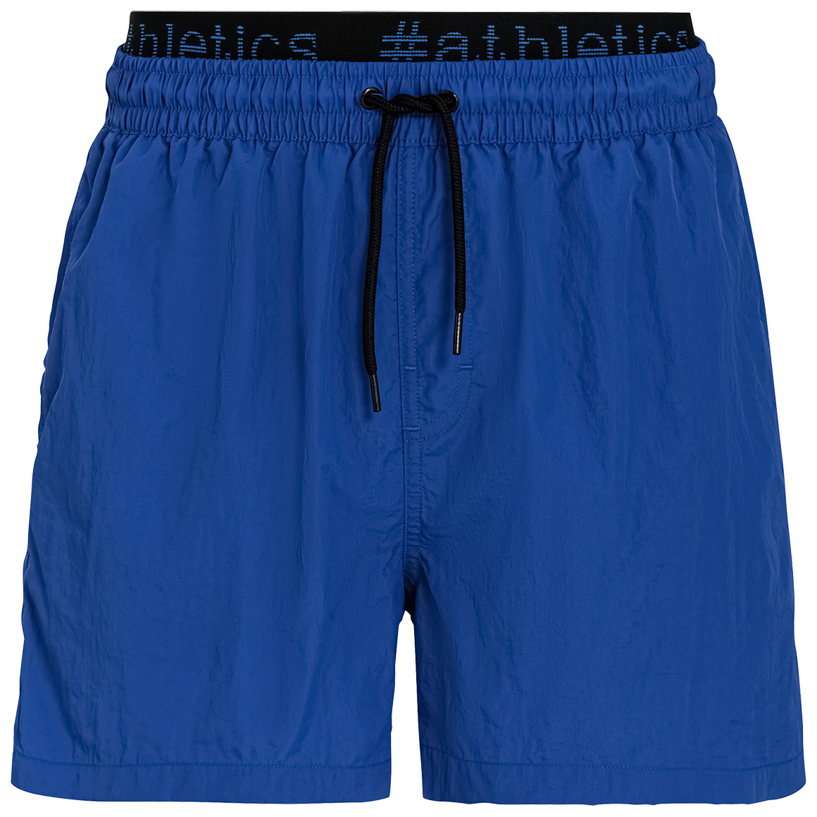 Herren Badeshorts mit Netzinnenhose blau