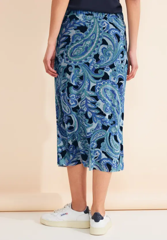 Paisley Mesh Rock - intense aqua