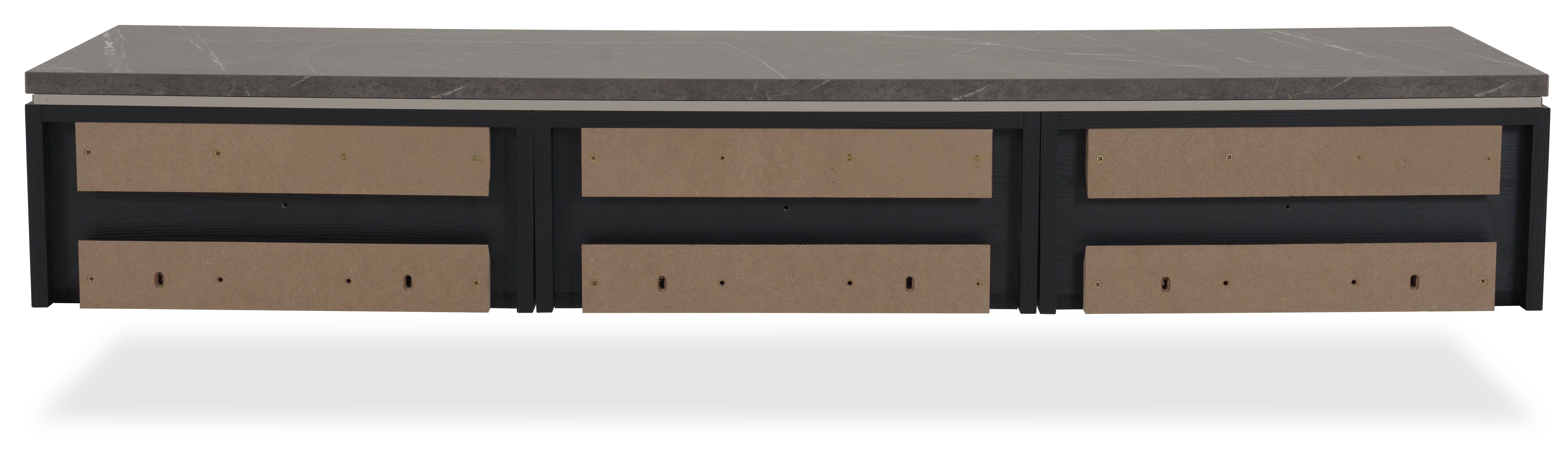 Hangend tv-meubel Vario - Warwick B150 x D40 x H23 cm