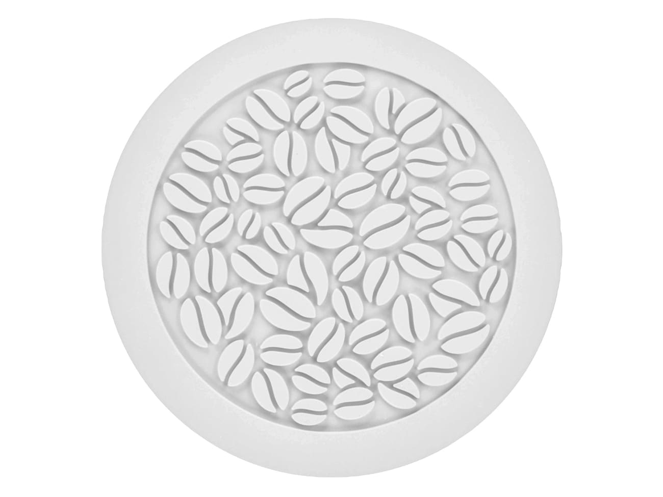 Tapis décor silicone - grains de café - Ø 18 cm x ht 1.5 mm - Silikomart
