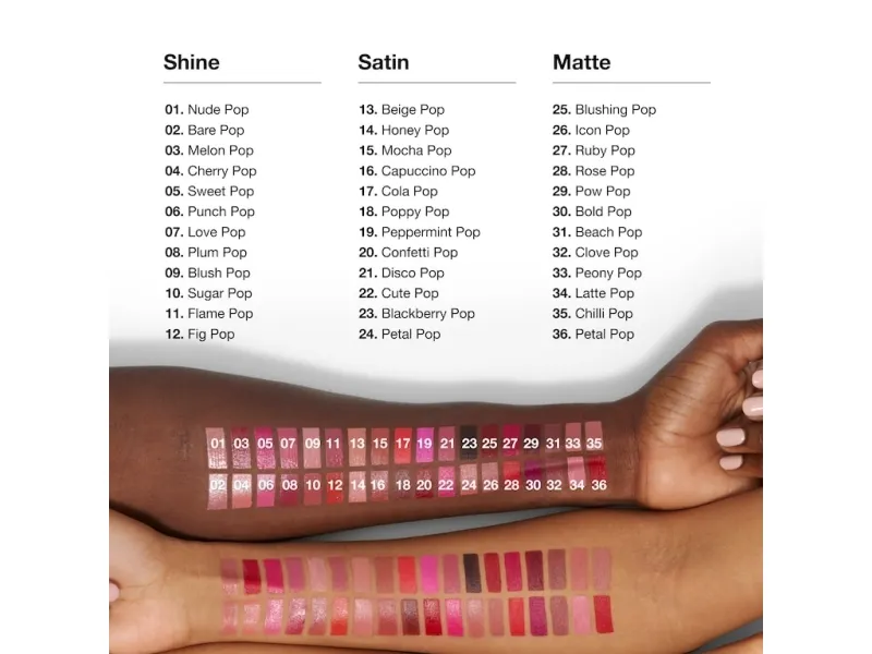 CLINIQUE POP LONGWEAR LIPSTICK SHINE BLUSH POP 3,9G