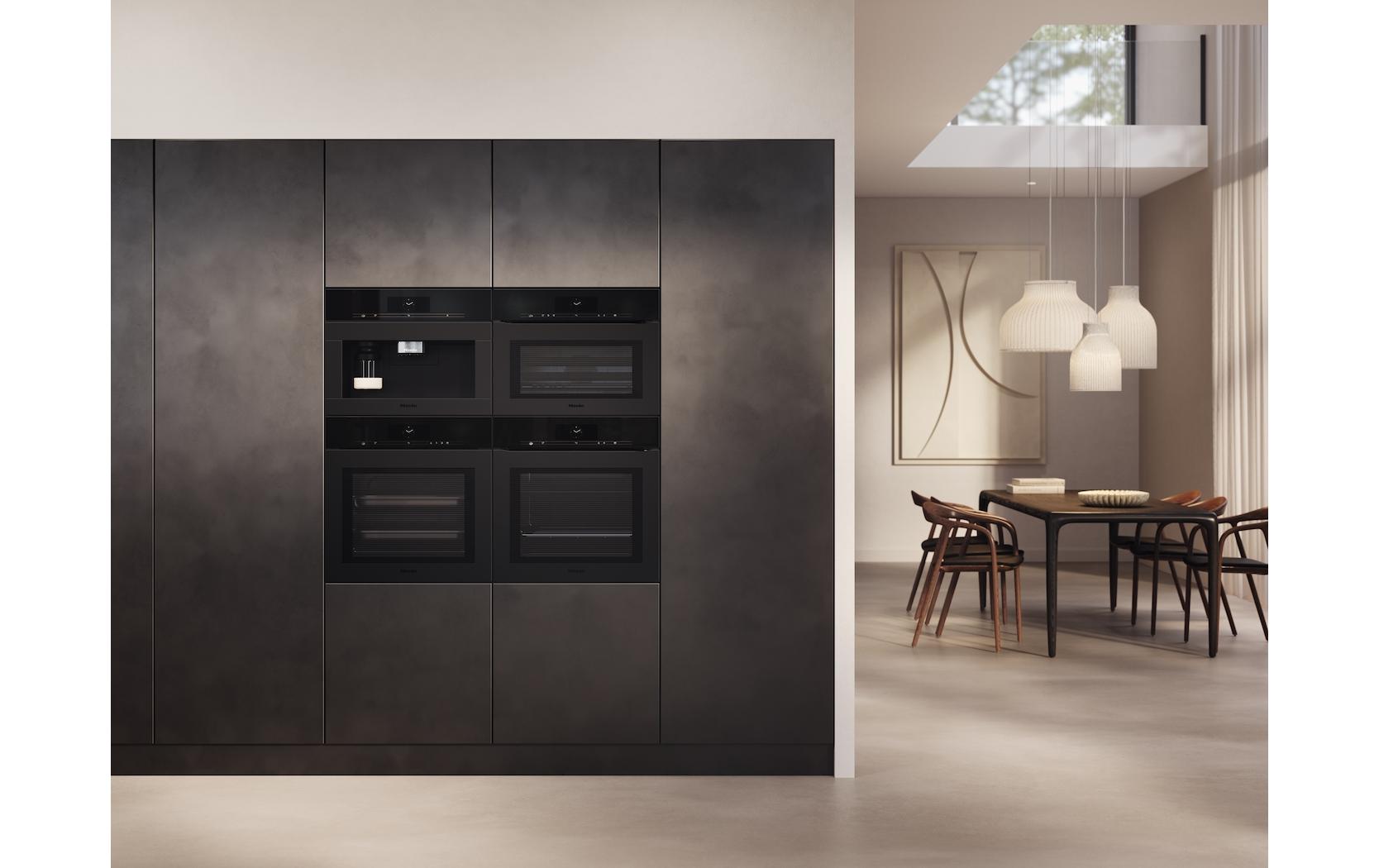 Backofen DGC 7865 HCX Pro 125 Gala Ed Stufen<br>Griffloser Dampfbackofen mit Frisch- und Abwasseranschluss