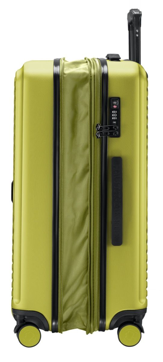 MITTE - Mala de tamanho médio, rígida, fosca, com extensão XXL, homologada pela TSA, 68 cm, 88 litros