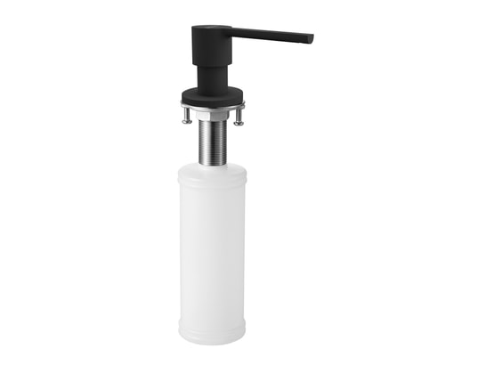 LUISINA - Distributeur de savon pour évier ZCDS309063, Distributeur de savon, Noir