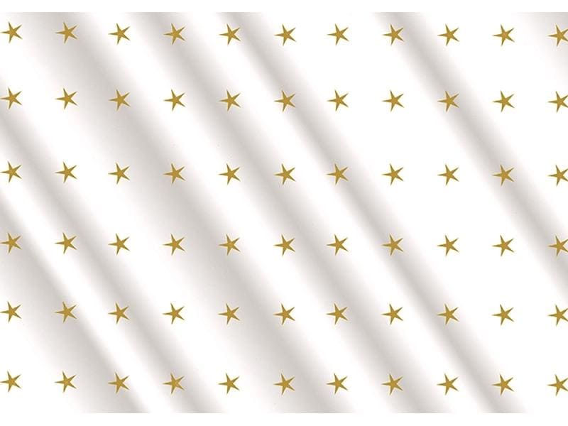 Braun   Company Little Stars 2.5 m x 70 cm Transparentfolie bedruckt als Geschenkeinband
