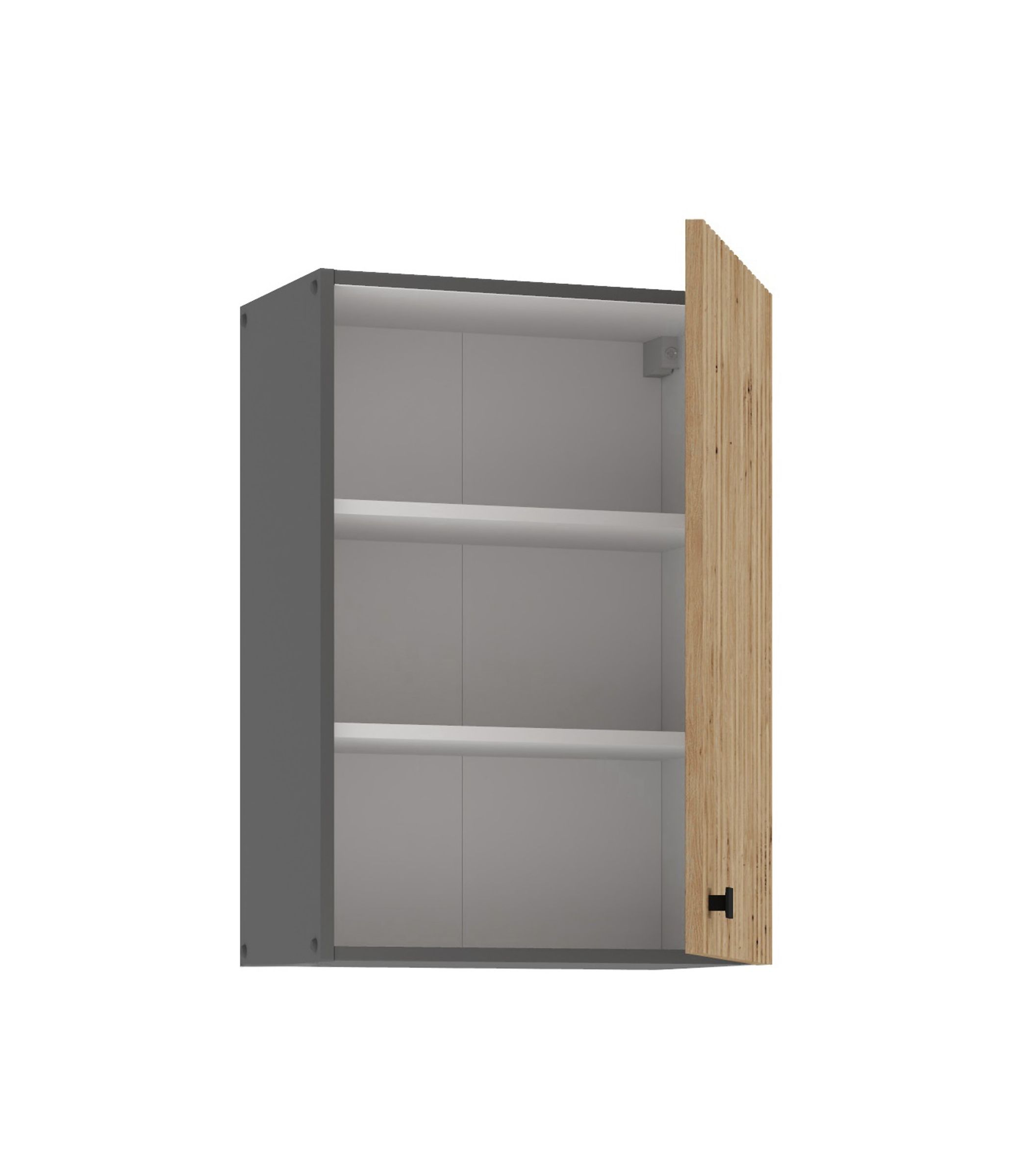 Küche AVA Artisan Hängeschrank 50 cm Lamellenoptik Küchenzeile Einbauküche