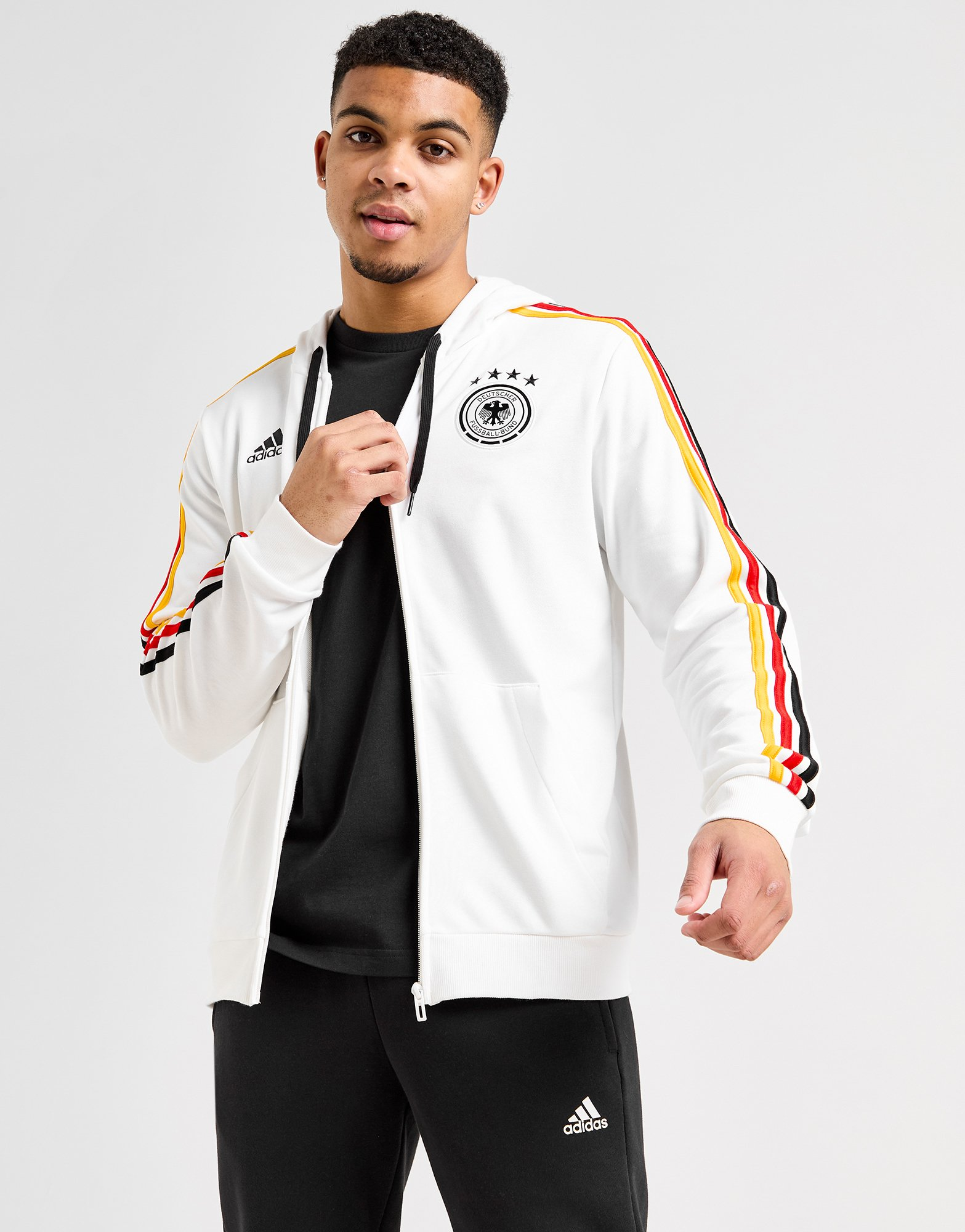 adidas Sweat à Capuche Zippé Germany DNA Homme