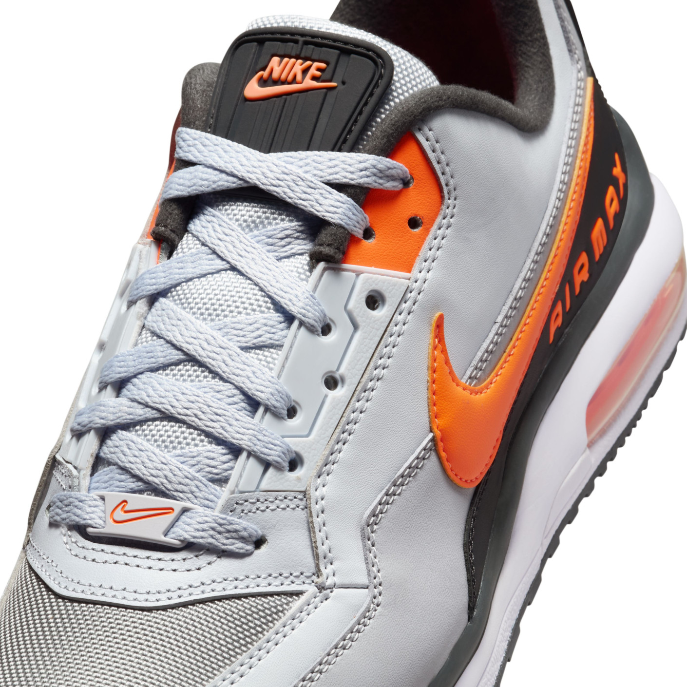 Nike Air Max LTD 3 Sneakers Grijs Zwart Oranje