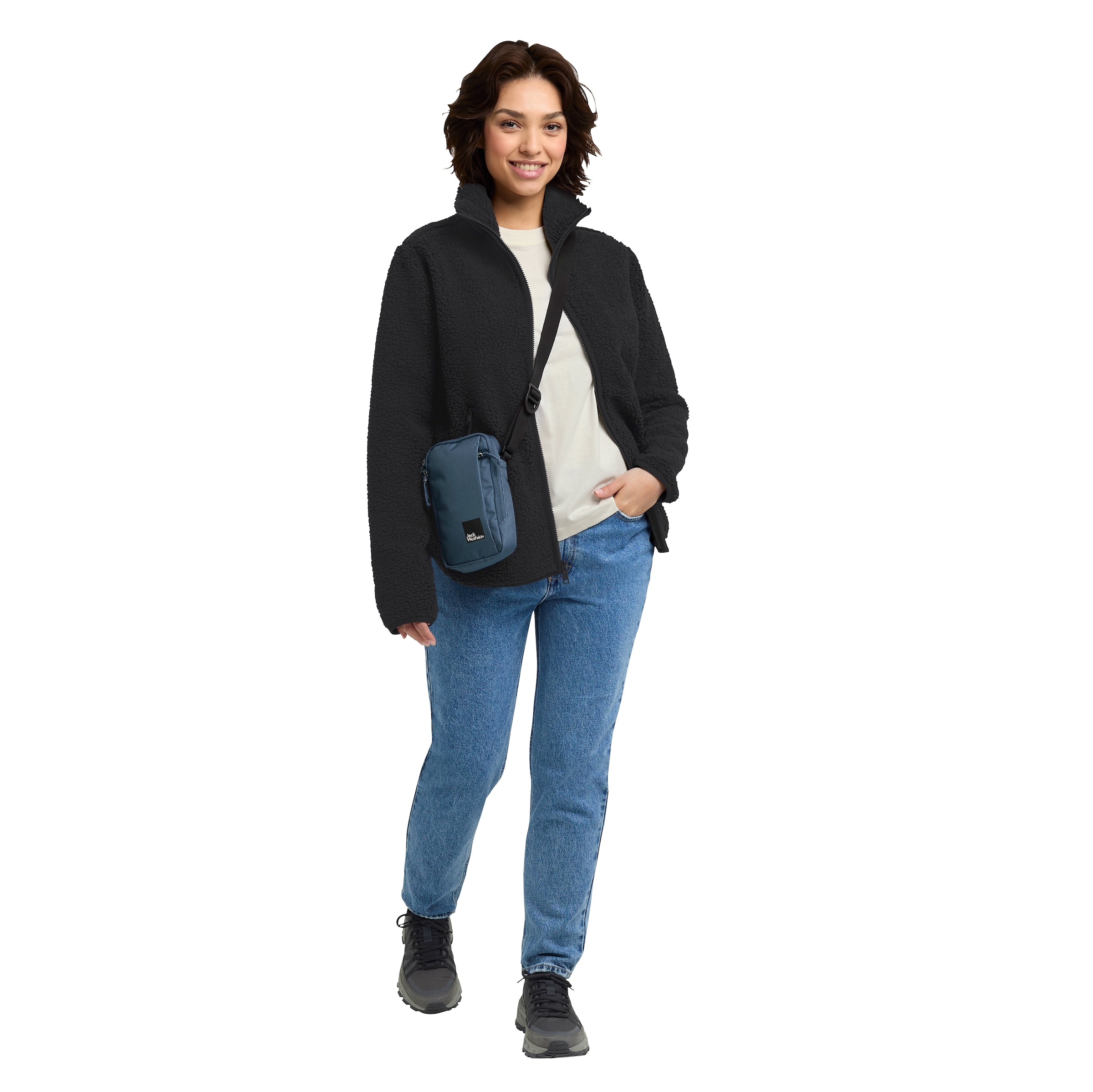 Jack Wolfskin Fleecejacke »HIGH CURL JKT W« Wärmend, windabweisend, Übergangsjacke