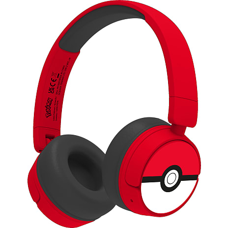 Pokémon børnehøretelefoner - rød/sort/hvid