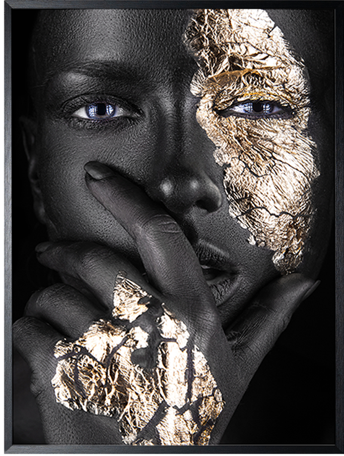 Art Print Gold Foil SHA915