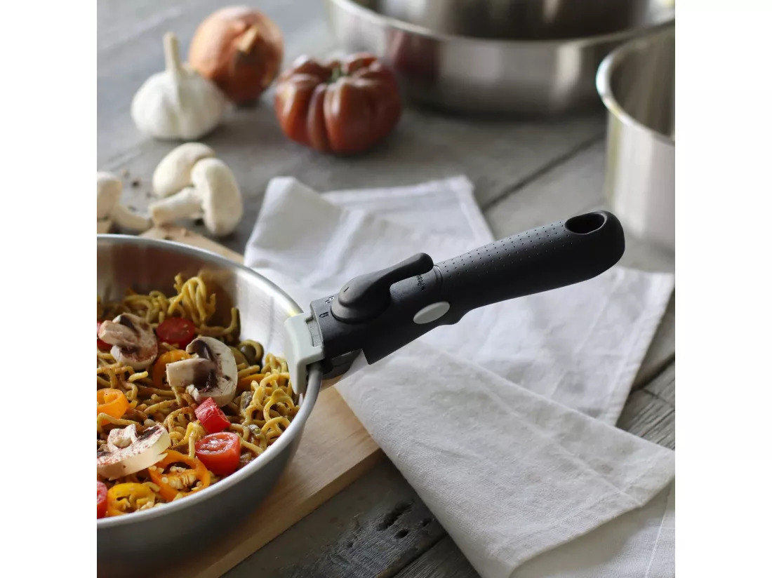 Menastyl - Poele Amovible Iris 24cm En Inox Et Induction